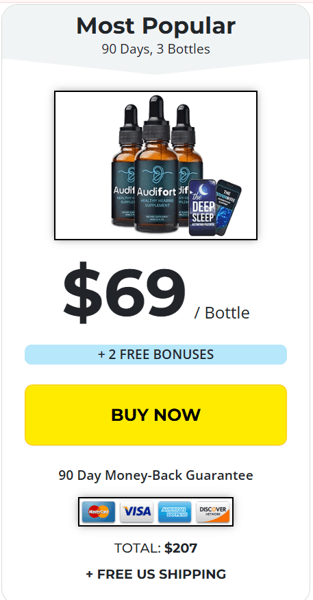 Audifort 3 bottle